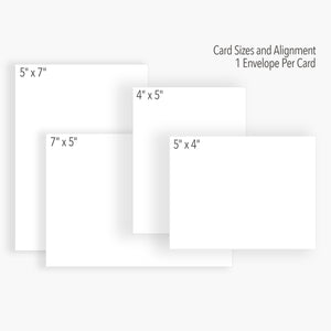 Yellow Fox - Special Offer 3 (5x7) cards for $10*