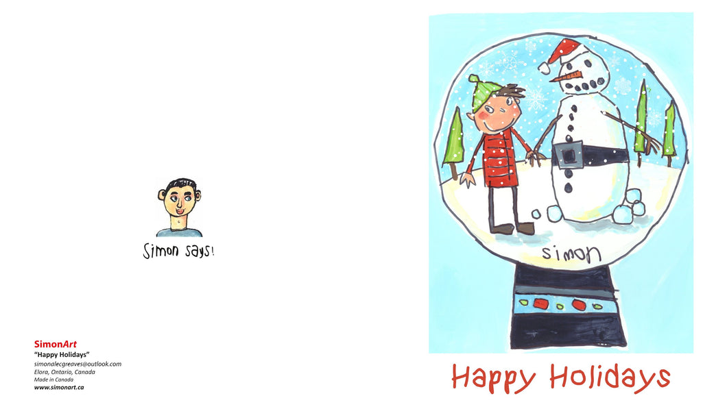 Snow Globe - Happy Holidays