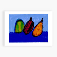 Load image into Gallery viewer, Printed Card - Fruit Plate - This is a still life that we did in art class. But, the best part is it became the poster to advertise the Supportive Arts Program, and even made it onto the ads in the local cinema! Everyone saw it and told me as I don’t go to the cinema because it’s way too loud and dark. Here’s the poster 
